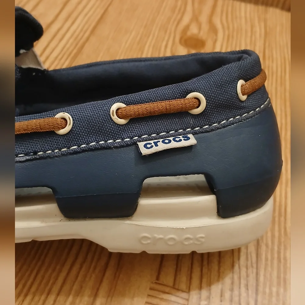 Crocs Men's Blue Casual Loafers - Picture 11 of 16